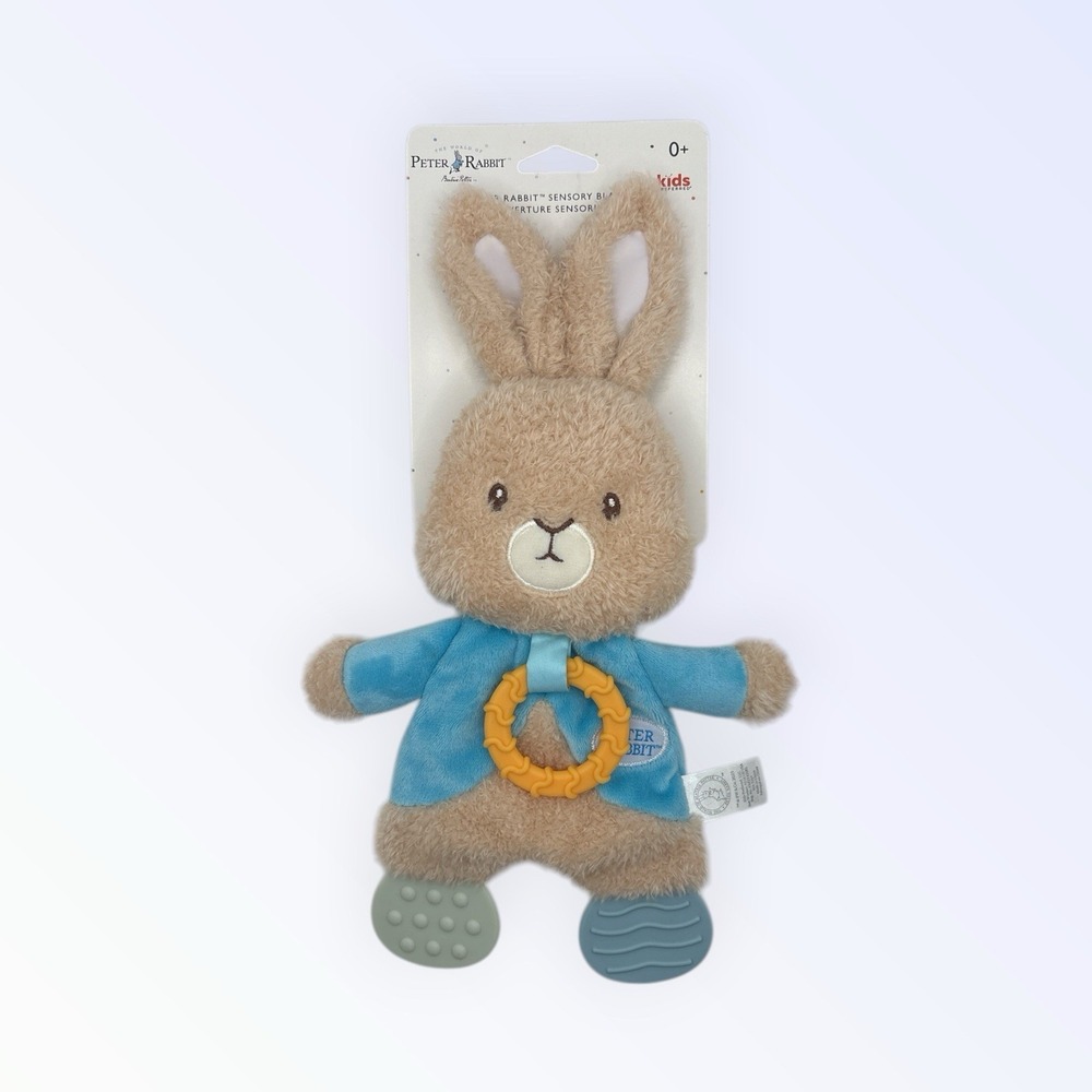 Beatrix Potter Peter Rabbit Sensory Blanket With Crinkle Teether